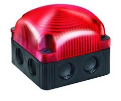 853.110.60 Werma  LED Beacon 853  230vAC 1:RED Double Flash IP66/67 Base Mount